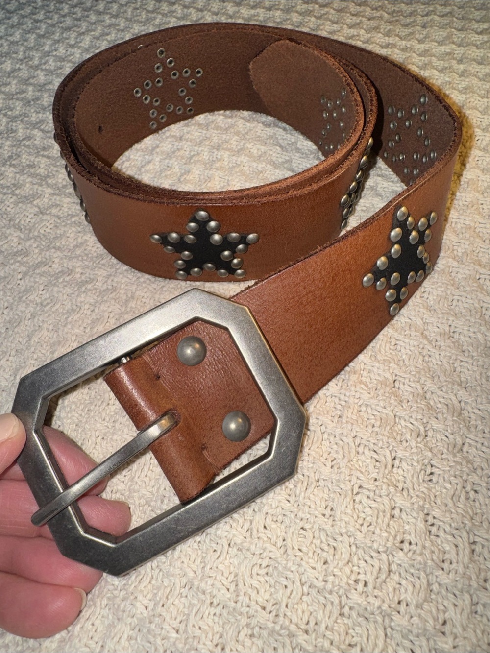 Free People Starcrossed Studded Belt -  Bronze Age - Size S/M - Picture 4 of 4